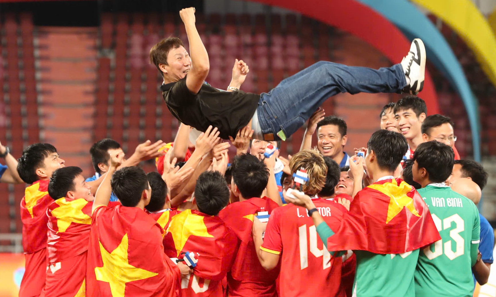 U22 Việt Nam giành huy chương vàng SEA Games 33.