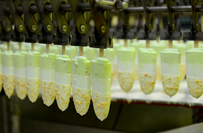 Nhà máy sản xuất kem của KDF. Ảnh: KDF