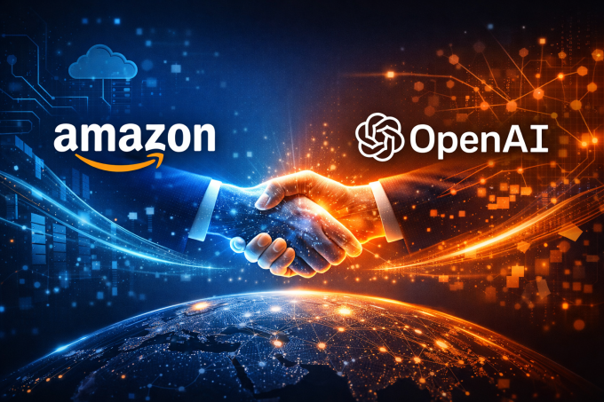 Minh họa Amazon hợp tác OpenAI. Ảnh: ChatGPT