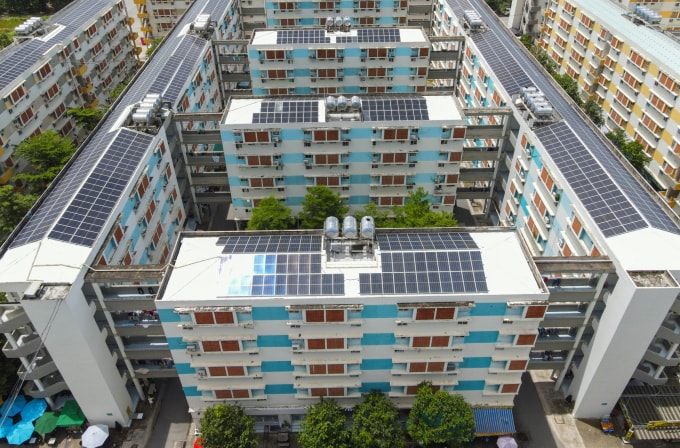 Khu nhà ở xã hội Định Hòa, phường Định Hòa (Bình Dương cũ), tháng 7/2023. Ảnh: Quỳnh Trần