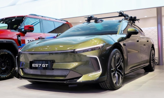 Mẫu Exeed Exlantix ES7 GT bản mở rộng phạm vi hoạt động. Ảnh: DirectoWy