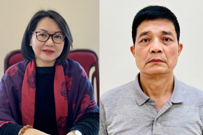 Hai cục trưởng Nguyễn Thanh Phong và Trần Việt Nga. Ảnh: Bộ Y tế/Công an