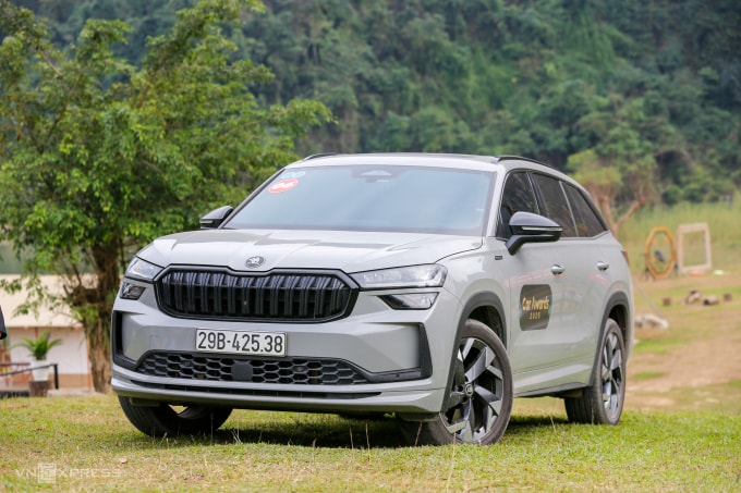 Skoda Kodiaq trong hành trình Car Test của giám khảo Car Awards, tháng 11/2025. Ảnh:Lương Dũng