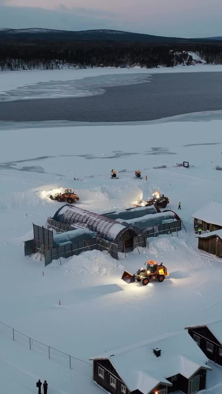 Khách sạn xuất hiện vài tháng mỗi năm rồi biến mất ở Thụy Điển