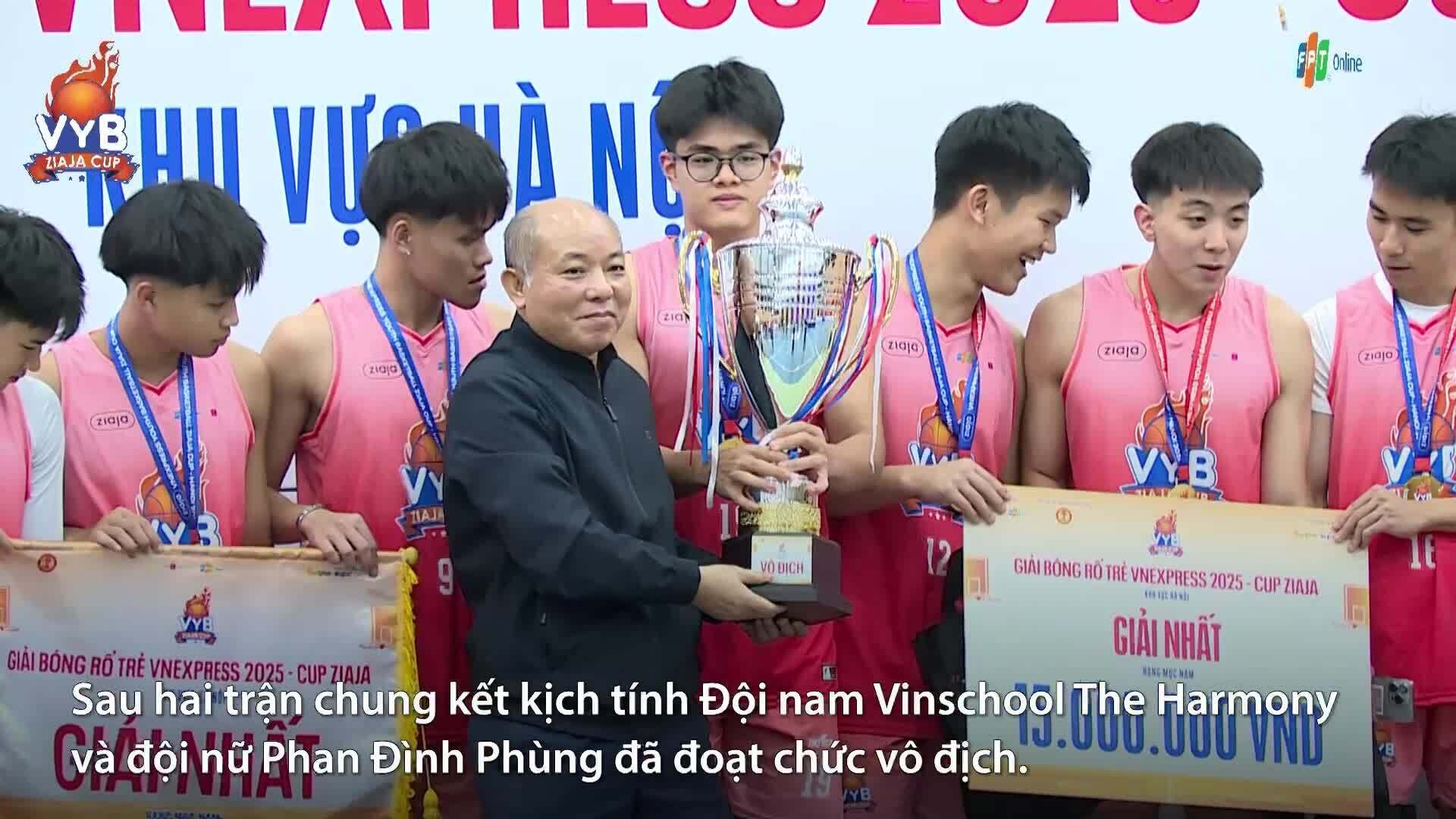 Vòng chung kết kịch tính khép lại Giải Bóng rổ Trẻ VnExpress 2025 - final