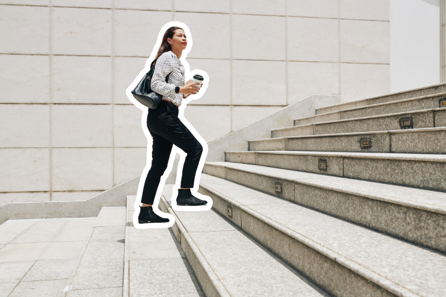 Vì sao đi cầu thang bộ có lợi cho sức khỏe của người bận rộn