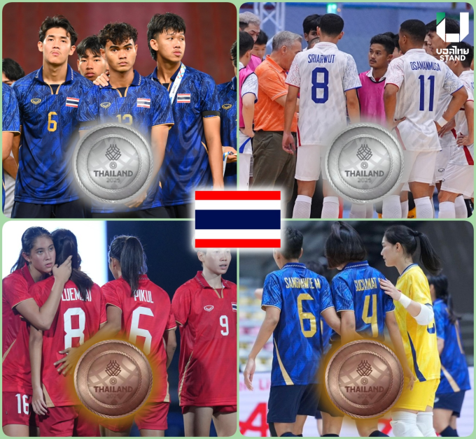 Chủ nhà Thái Lan mất bốn HC vàng bóng đá tại SEA Games 33. Ảnh: Main Stand