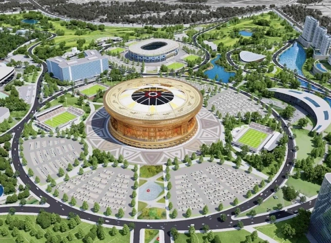 Phối cảnh khu đô thị thể thao Olympic được đưa ra lấy ý kiến nhân dân.