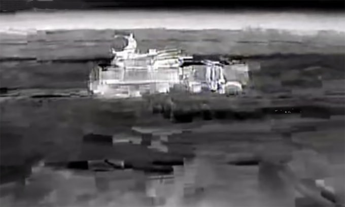 Tổ hợp được cho là Pantsir-S2 trong ảnh công bố ngày 18/12. Ảnh: SBU