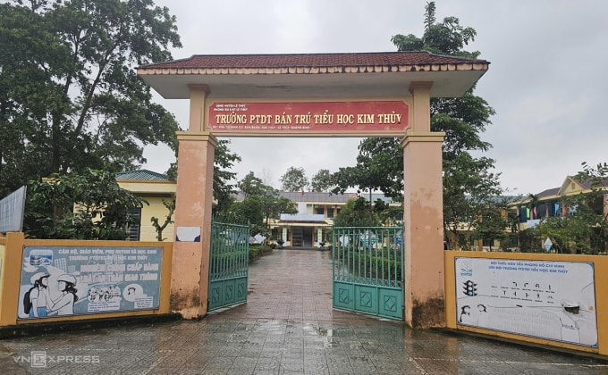 Trường Phổ thông Dân tộc bán trú Tiểu học Kim Thủy. Ảnh: Đắc Thành