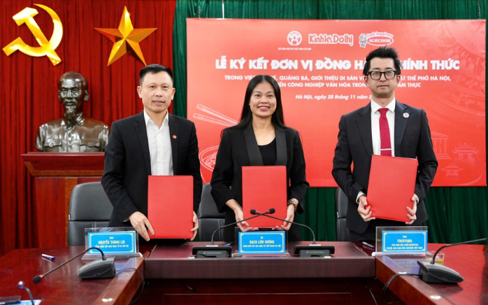 Ký kết hợp tác bảo vệ và quảng bá ẩm thực Hà Nội - di sản Phở - Ảnh 1.
