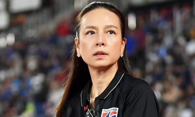 Chủ tịch LĐBĐ Thái Lan, Nualphan Lamsan (Madam Pang). Ảnh: Thai Rath