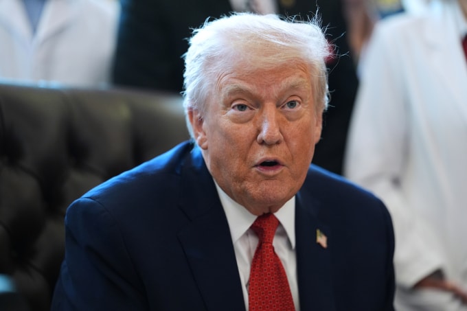 Tổng thống Mỹ Donald Trump tại Nhà Trắng ngày 18/12. Ảnh: AP