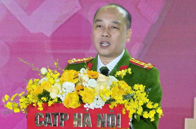 Đại tá Nguyễn Đức Long, Phó giám đốc Công an Hà Nội. Ảnh: Linh Đan