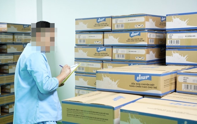 Phiếu thử nghiệm giả được dùng để hoàn thiện hồ sơ công bố sữa Hiup 27 giả. Ảnh: Z Holding