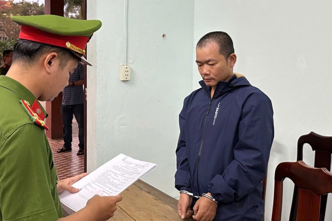 Bị can Võ Văn Tiến. Ảnh: Công an cung cấp