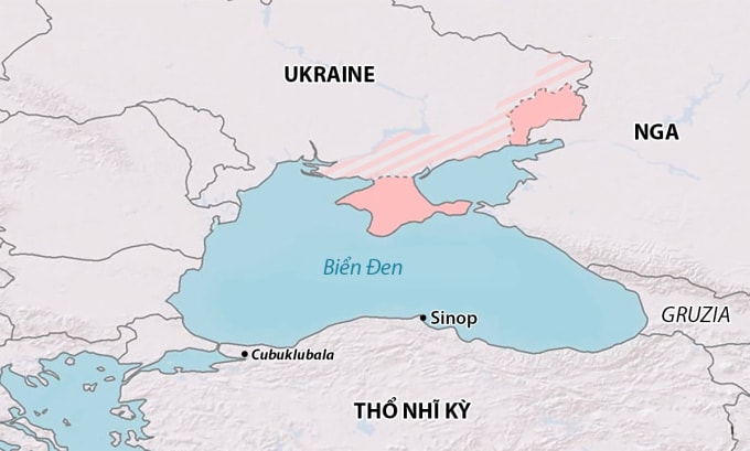 Vị trí khu dân cư Cubuklubala, Thổ Nhĩ Kỳ. Đồ họa: Geopolitical Monitor