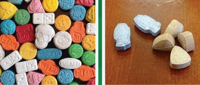 Ngày càng nhiều loại ma túy nguy hiểm xuất hiện. Ảnh: Công an cung cấp