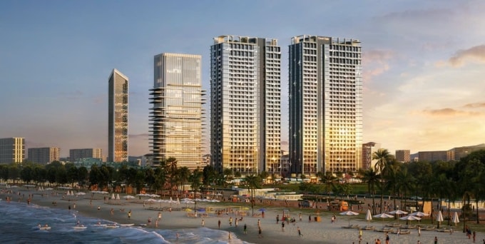 Dự án Cloud Icon LAvenir nằm trên trục đường ven biển. Ảnh: CĐT