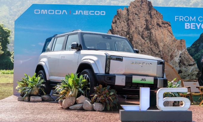 Jaecoo J6 sẽ xuất hiện tại Triển lãm Phương tiện di chuyển Việt Nam 2025 do VnExpress tổ chức. Ảnh:O&J