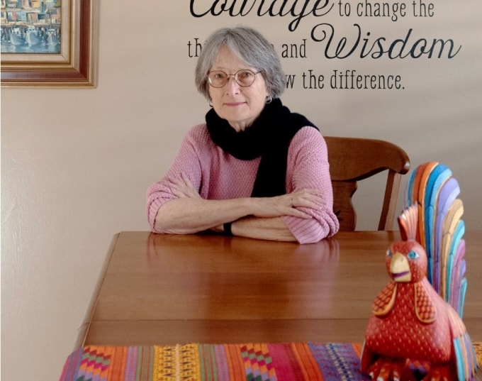 Jocelyn Combs tại nhà riêng ở Pleasanton, California, vào ngày 18/12. Ảnh:  Washington Post