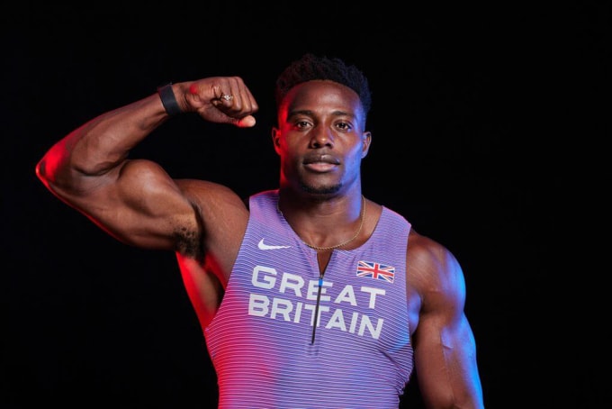 Harry Aikines-Aryeetey sở hữu khối lượng cơ bắp phát triển vượt trội ngay từ nhỏ. Ảnh: Harry Aikines-Aryeetey