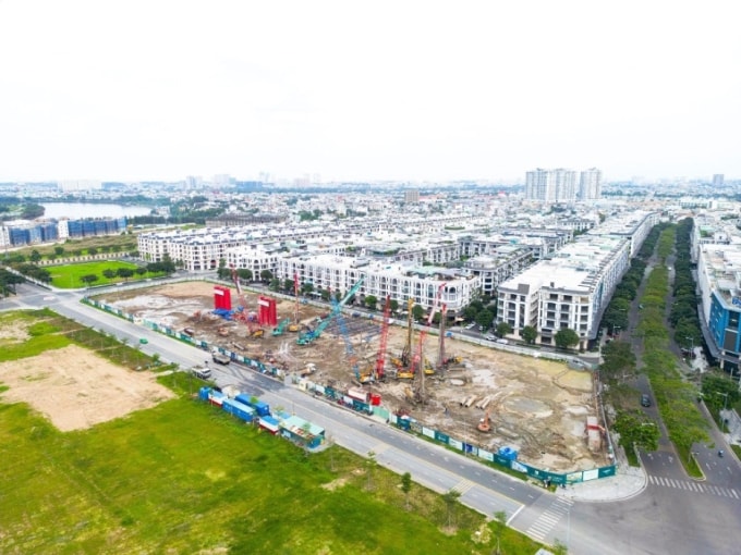 Tiến độ thi công dự án tháng 12. Ảnh: VPG