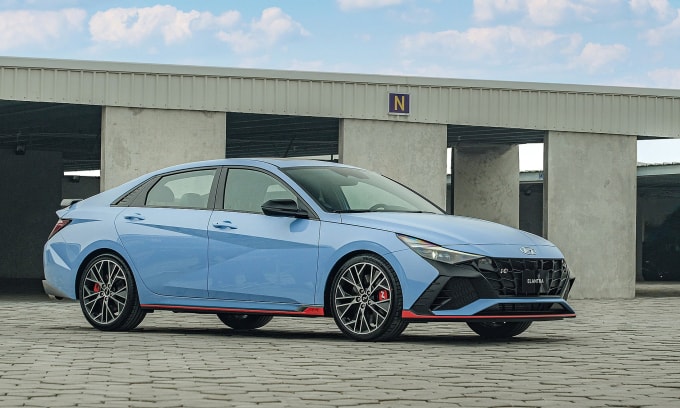 Elantra N là mẫu sedan hiệu suất cao đầu tiên của Hyundai với thương hiệu N. Ảnh: Hyundai Thành Công