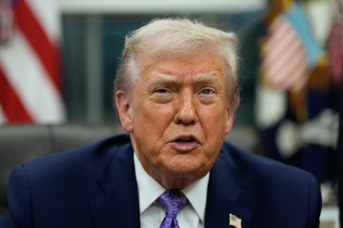 Tổng thống Mỹ Donald Trump tại Nhà Trắng ngày 11/12. Ảnh: AP