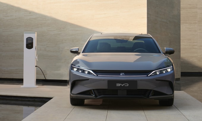 Dịch vụ mới của BYD cho phép chủ xe điện chia sẻ trạm sạc tại nhà. Ảnh: BYD