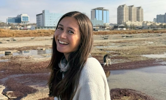 Sophie tại Kazakhstan. Ảnh: NVCC