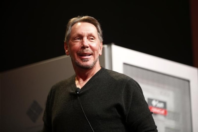 Chủ tịch Oracle Larry Ellison. Ảnh: Reuters