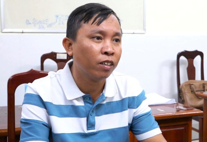 Giám đốc Công ty TNHH Minh Nhật Duy Phạm Quang Châu. Ảnh: Công an cung cấp