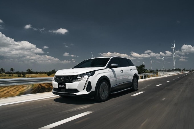 Mẫu SUV 7 chỗ châu Âu Peugeot 5008 phiên bản nâng cấp mới. Ảnh: Thaco Auto