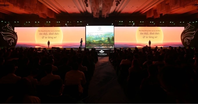 Sự kiện kick-off dự án Utopia Villas & Resort thu hút hơn 1.000 chuyên viên kinh doanh. Ảnh: Phú Thành Holdings