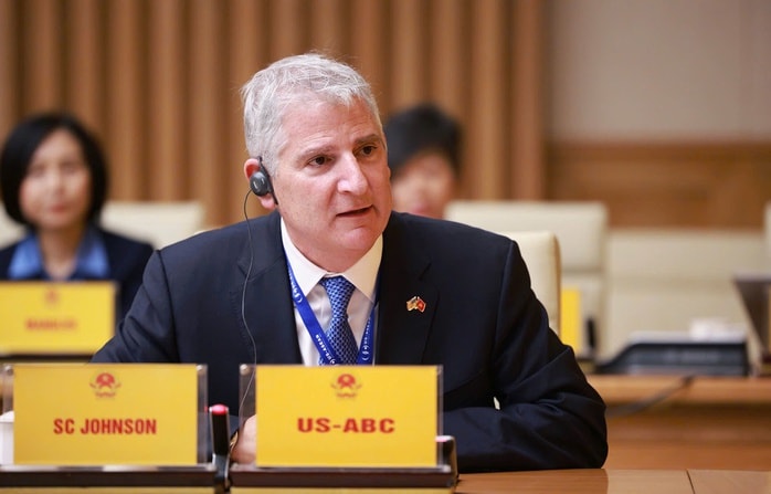 Thủ tướng Phạm Minh Chính làm việc với Hội đồng Kinh doanh Mỹ - ASEAN- Ảnh 6.