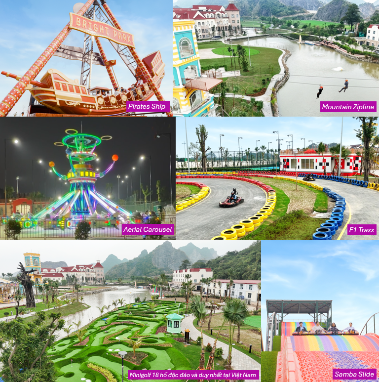 Bright Park mang tới một thế giới giải trí trọn vẹn dành cho mọi lứa tuổi.