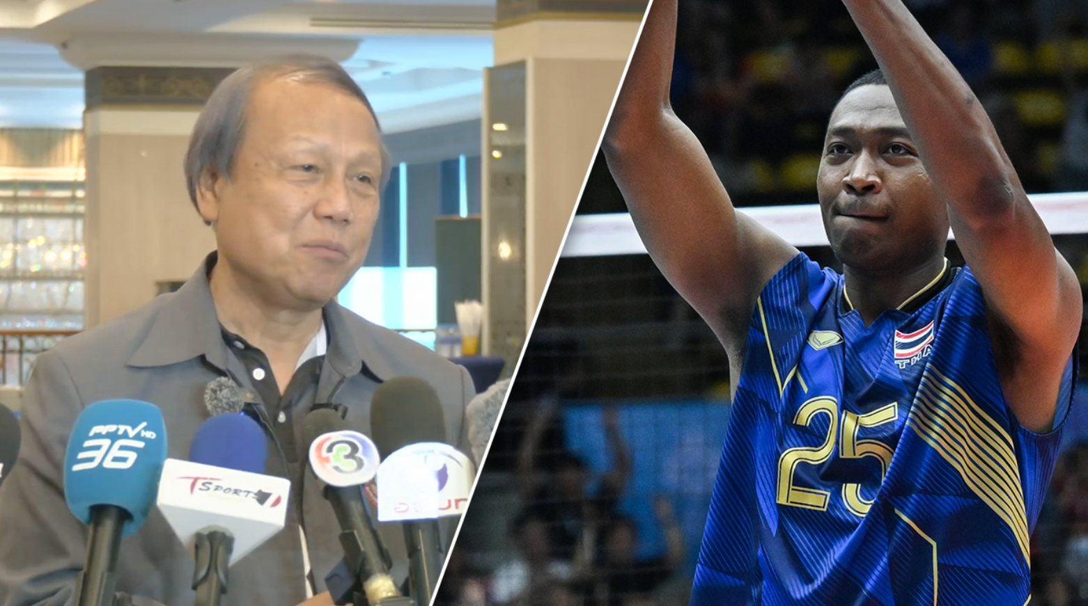 Chủ tịch Hiệp hội Bóng chuyền Thái Lan đã lên tiếng về việc khấu trừ tiền trợ cấp của các VĐV. (Nguồn: Thairath)