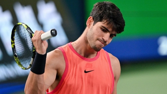 Alcaraz giành 24 danh hiệu từ đầu sự nghiệp, đều dưới sự dẫn dắt của HLV Ferrero. Ảnh: Reuters
