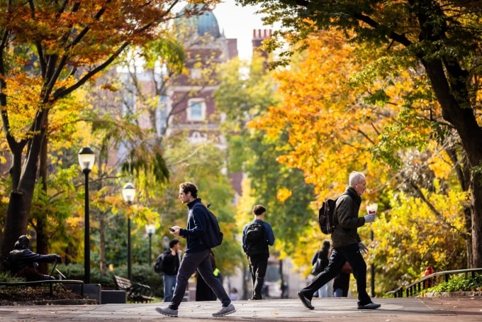 Khuôn viên Đại học Pennsylvania, Mỹ. Ảnh: University of Pennsylvania Fanpage
