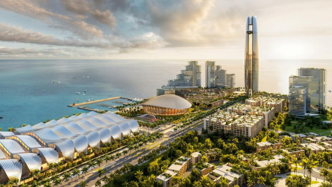 Phối cảnh các dự án trọng điểm phục vụ APEC 2027 tại Phú Quốc. Ảnh: Sun Group