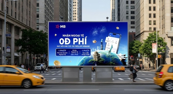 Khách hàng được miễn phí nhận tiền kiều hối dịp Tết Bính Ngọ. Ảnh: MB