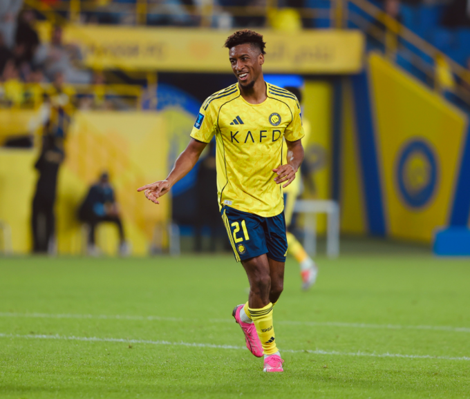 Kingsley Coman lập cú đúp cho Al Nassr. Ảnh: Al Nassr