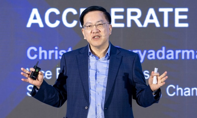 Ông Christanto Suryadarma, Phó Chủ tịch phụ trách kinh doanh khu vực Đông Nam Á, Hàn Quốc của Zebra Technologies. Ảnh: Lan Anh