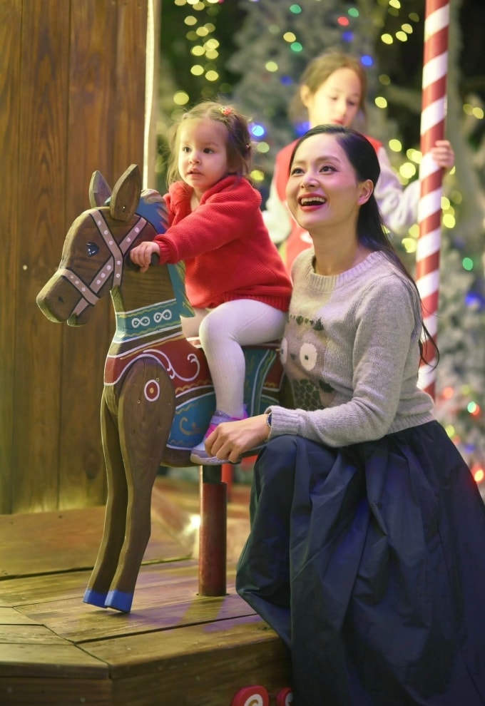 Lan Phương và con gái thứ hai - bé Mia. Ảnh: Nhân vật cung cấp