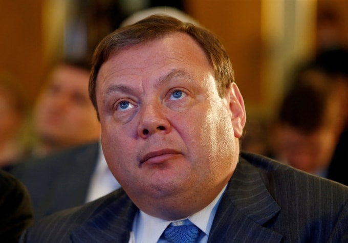 Mikhail Fridman tại một diễn đàn ở Moskva năm 2017. Ảnh: Reuters