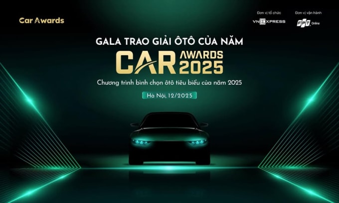 Chiều nay trao giải Car Awards 2025
