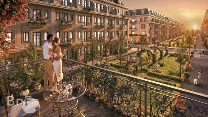 Mô hình Hybrid Unit an cư tích hợp trong thương phố được áp dụng tại dự án. Ảnh: CĐT