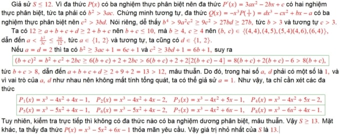 Đề và lời giải môn Toán thi học sinh giỏi quốc gia ngày 2 - 2
