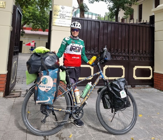 Arezoo Eskandari tại Hà Nội. Ảnh: Đại sứ quán Iran